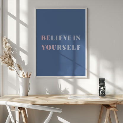 Be You - Poster / Art Print - interiör