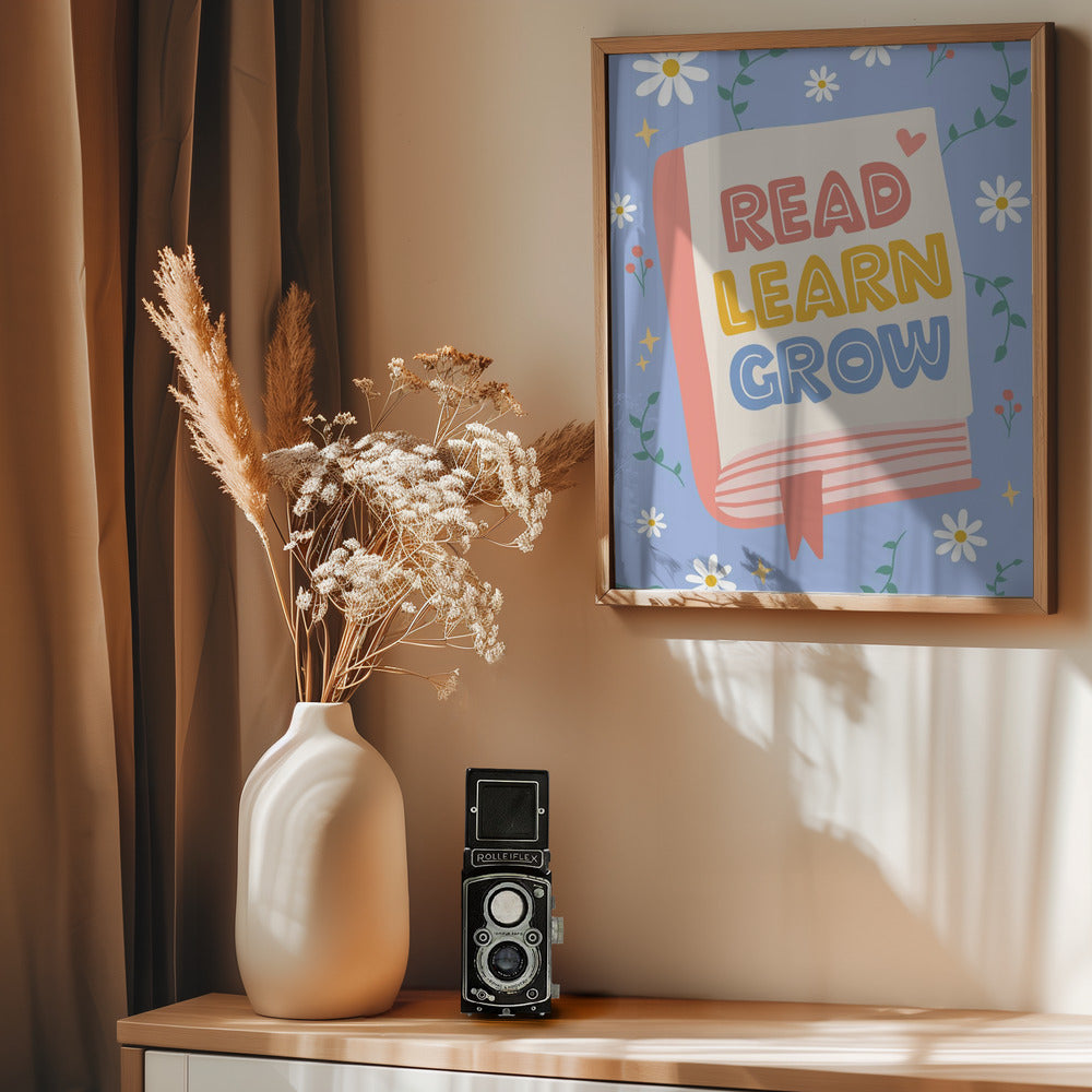 Read Learn Grow 4 - Poster / Art Print - interiör