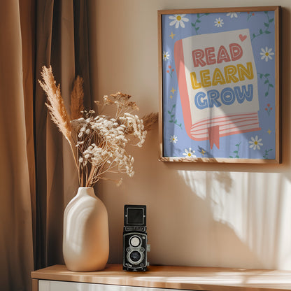 Read Learn Grow 4 - Poster / Art Print - interiör