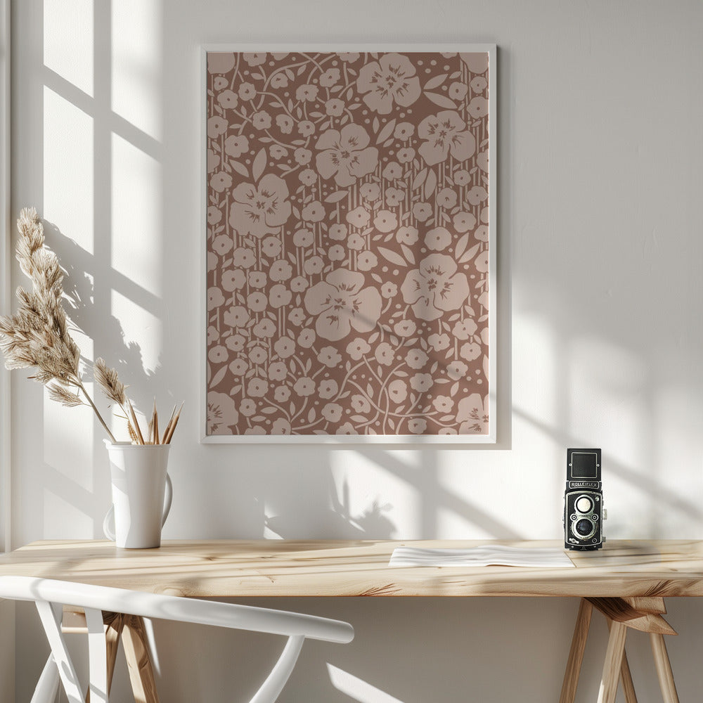 Flower Poem - Poster / Art Print - interiör