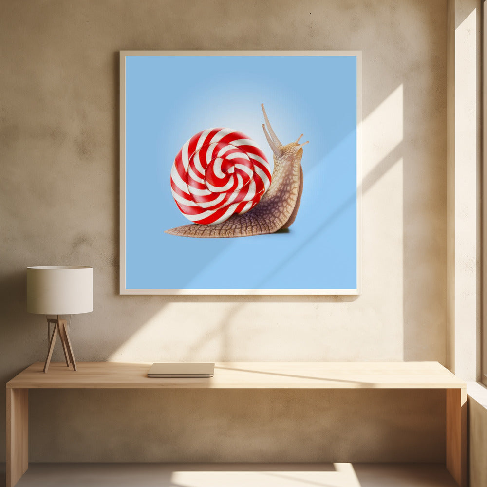 Snail Candy - Poster / Art Print - interiör