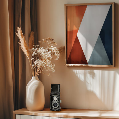 Perfect Geometric Shapes No 1 - Poster / Art Print - interiör
