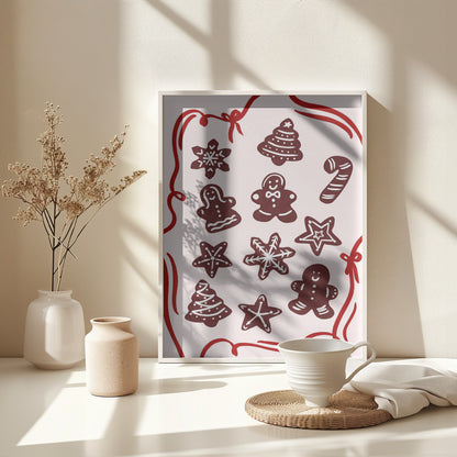 Gingerbread Cookies - Poster / Art Print - interiör