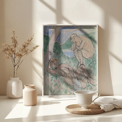 Baigneurs - Poster / Art Print - interiör