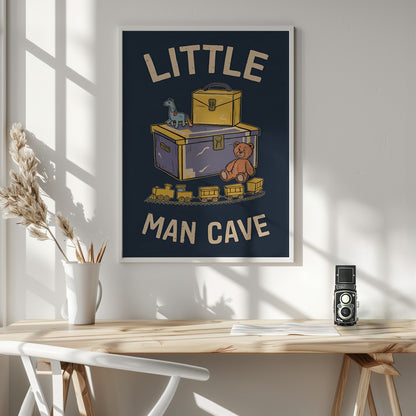 Little Man Cave - Poster / Art Print - interiör