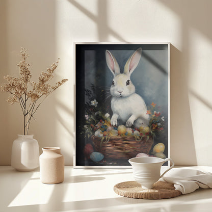 Happy Easter No 4 - Poster / Art Print - interiör