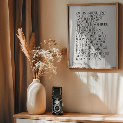 Love Is - Poster / Art Print - interiör