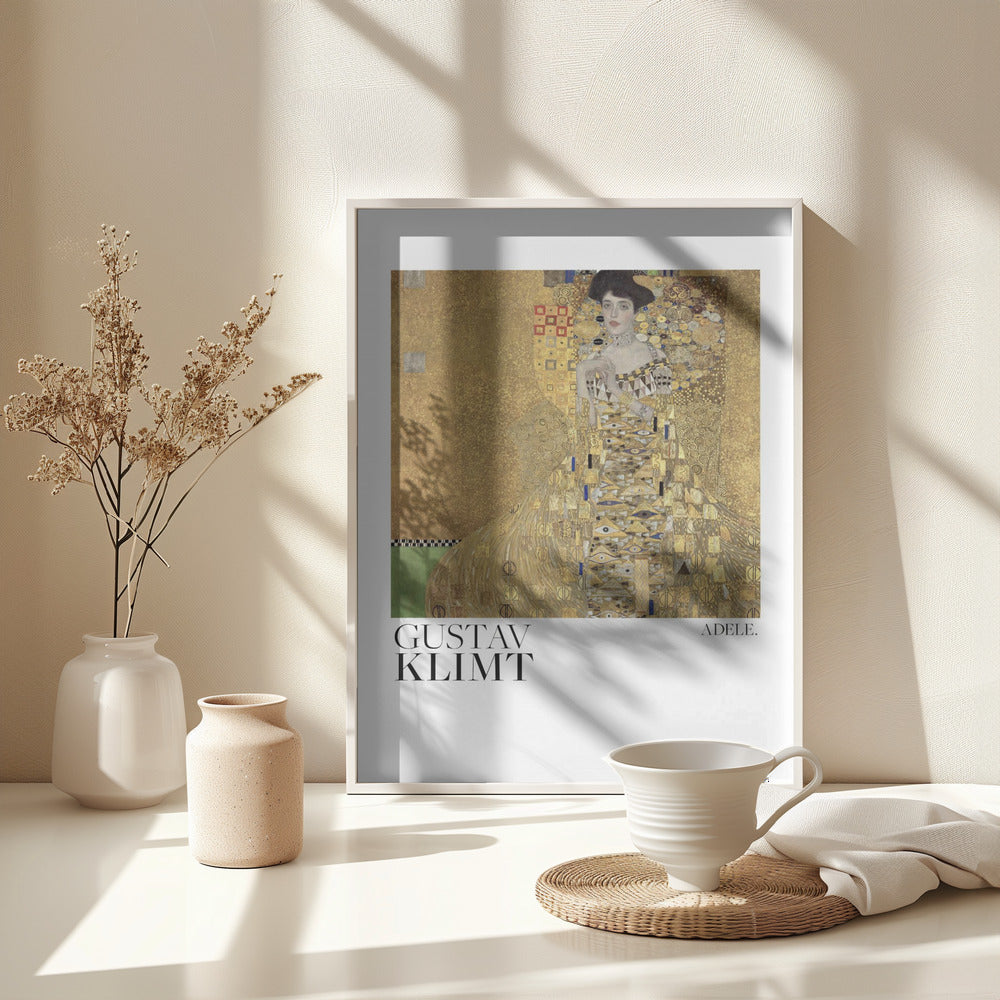 Portrait of Adele Bloch Bauer I (1907) Poster - Poster / Art Print - interiör