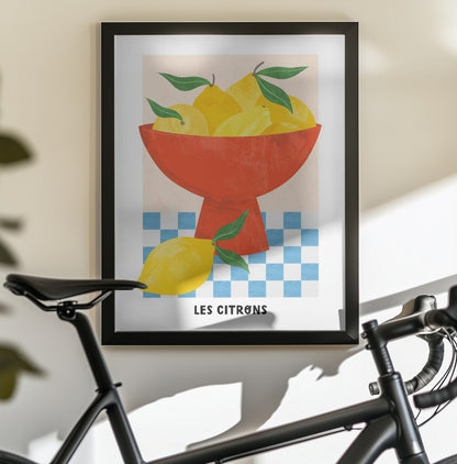 Les Citrons - Poster / Art Print - interiör