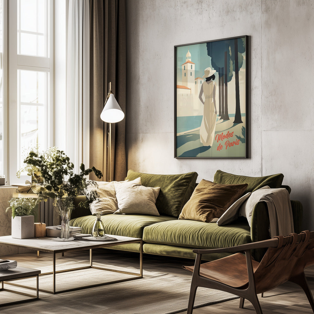 Elegance in Sunlight - Poster / Art Print - interiör