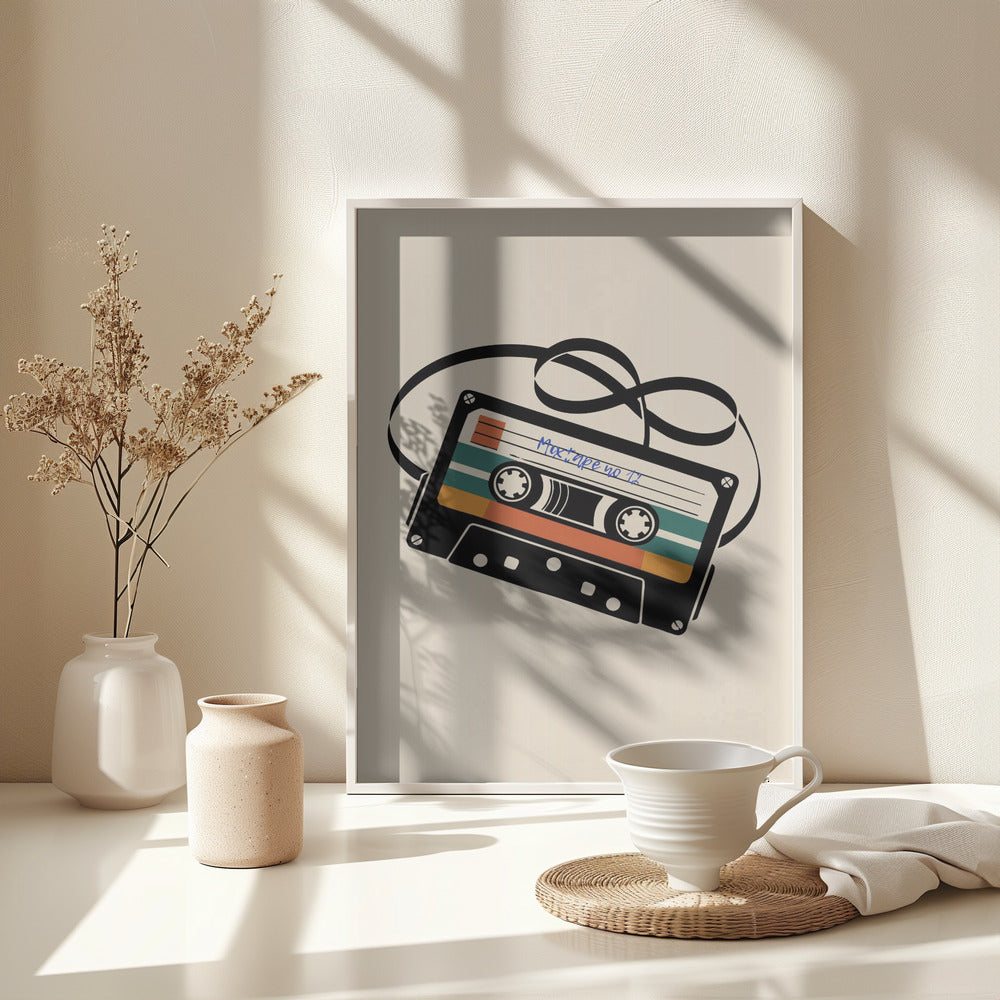 Mixtape No 12 - Poster / Art Print - interiör