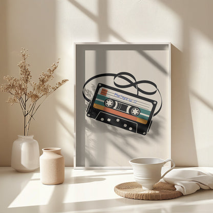 Mixtape No 12 - Poster / Art Print - interiör