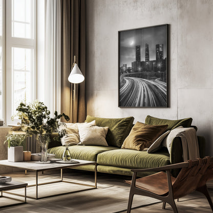 Dark city - Poster / Art Print - interiör