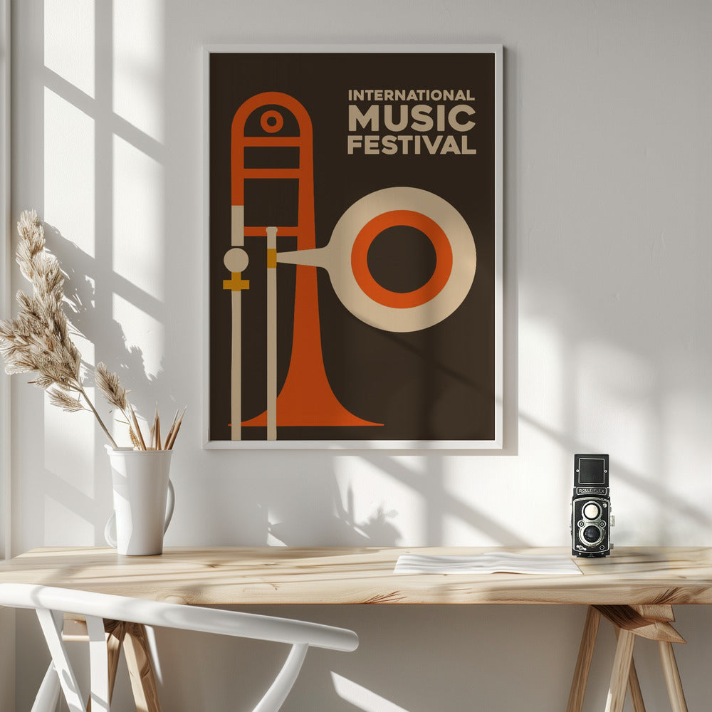 International Music Festival - Poster / Art Print - interiör