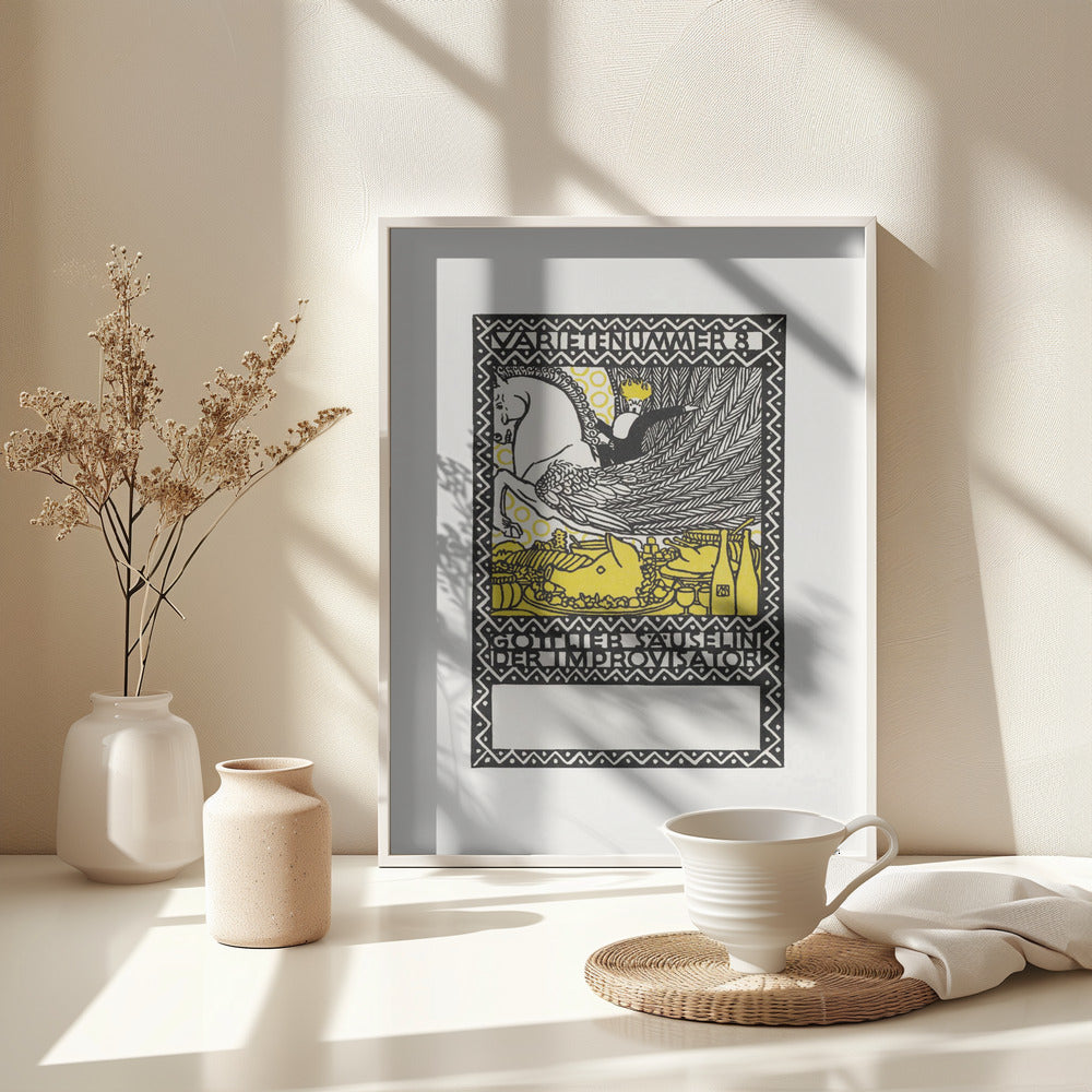 Gottlieb Säuselin the Improviser - Poster / Art Print - interiör
