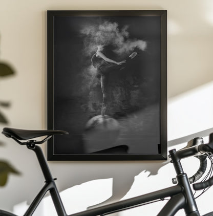 Dance on Ball - Poster / Art Print - interiör