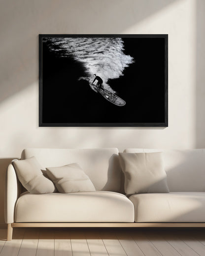 Paddle surf 1 - Poster / Art Print - interiör