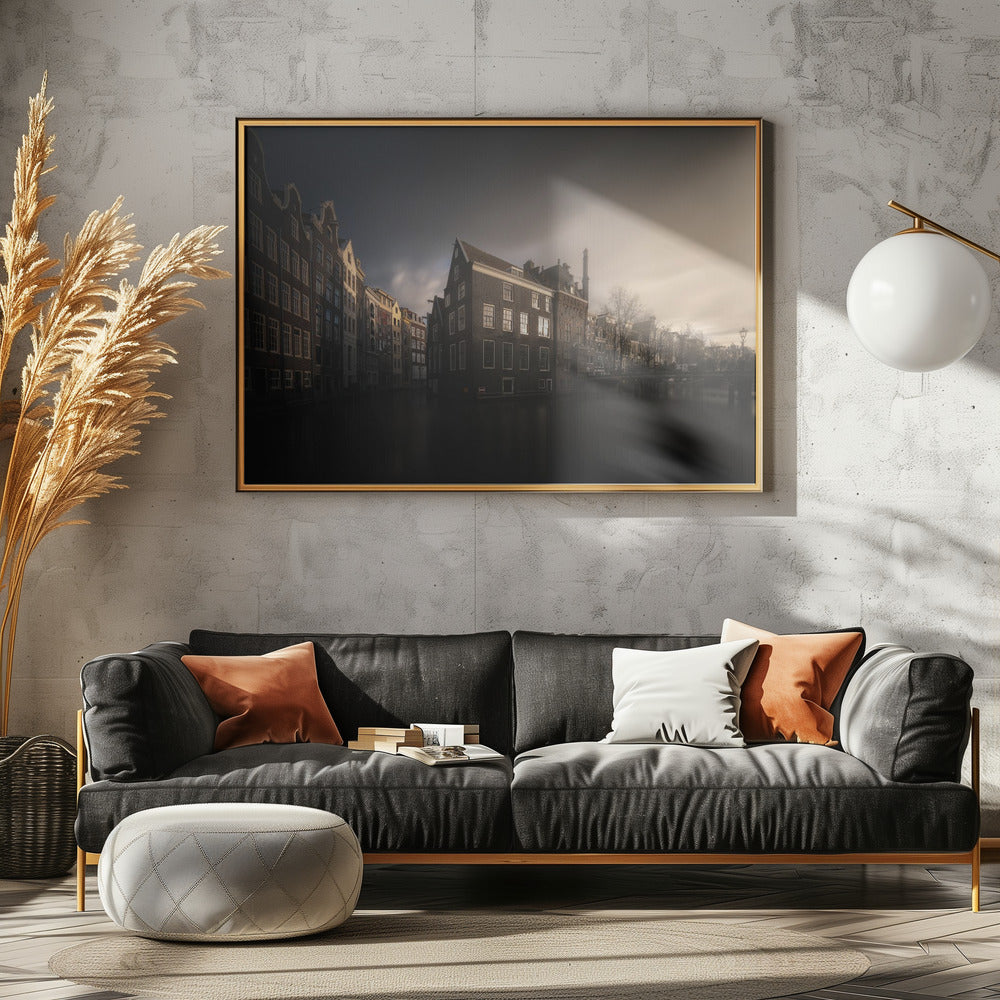 Floating yellows - Poster / Art Print - interiör