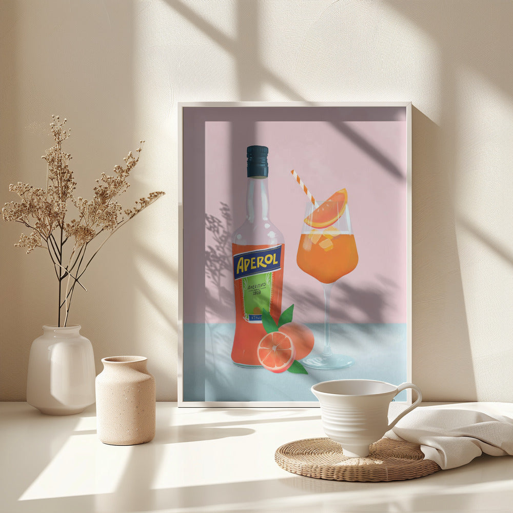Aperol Spritz - Poster / Art Print - interiör