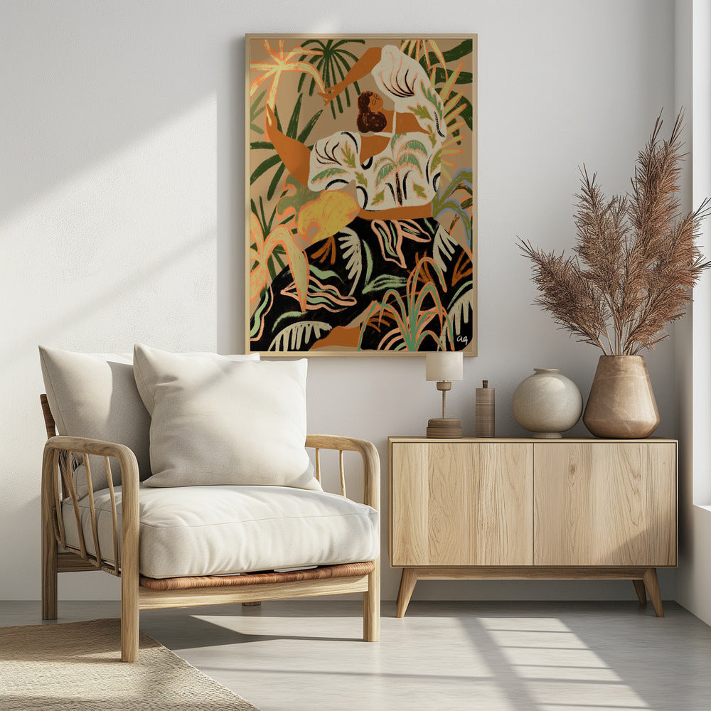 Nature Embrace - Poster / Art Print - interiör