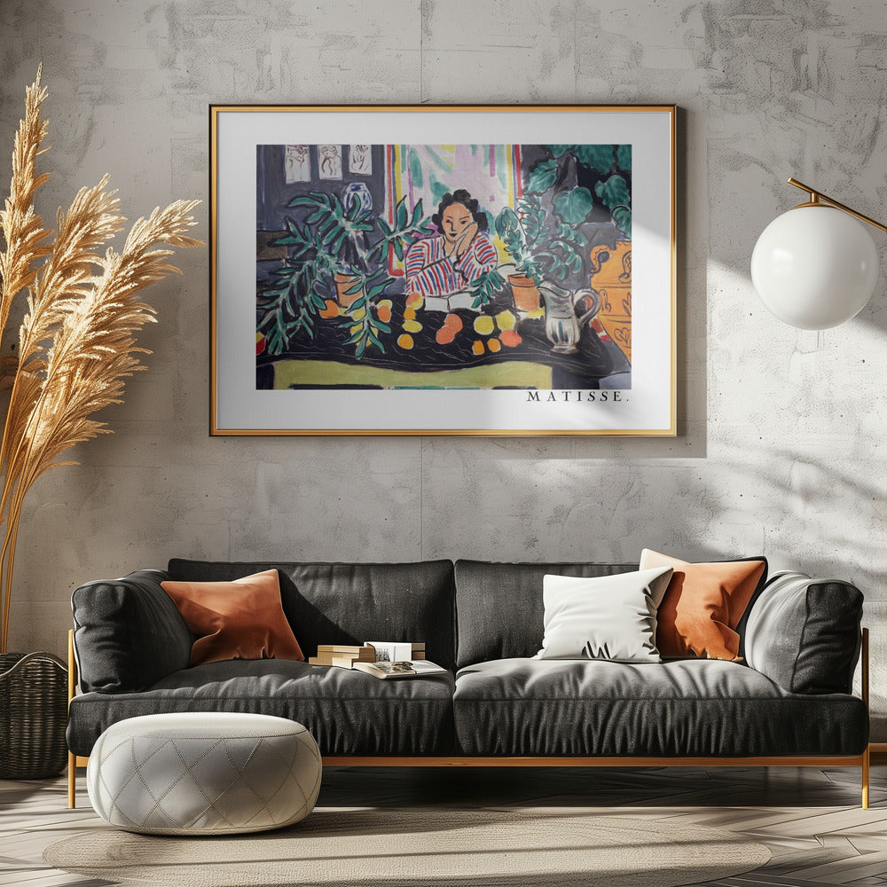 Interno Con Vaso Etrusco 1940 - Poster / Art Print - interiör