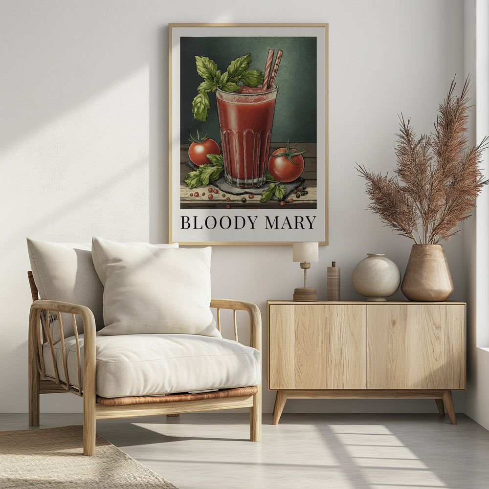 Bloody Mary - Poster / Art Print - interiör
