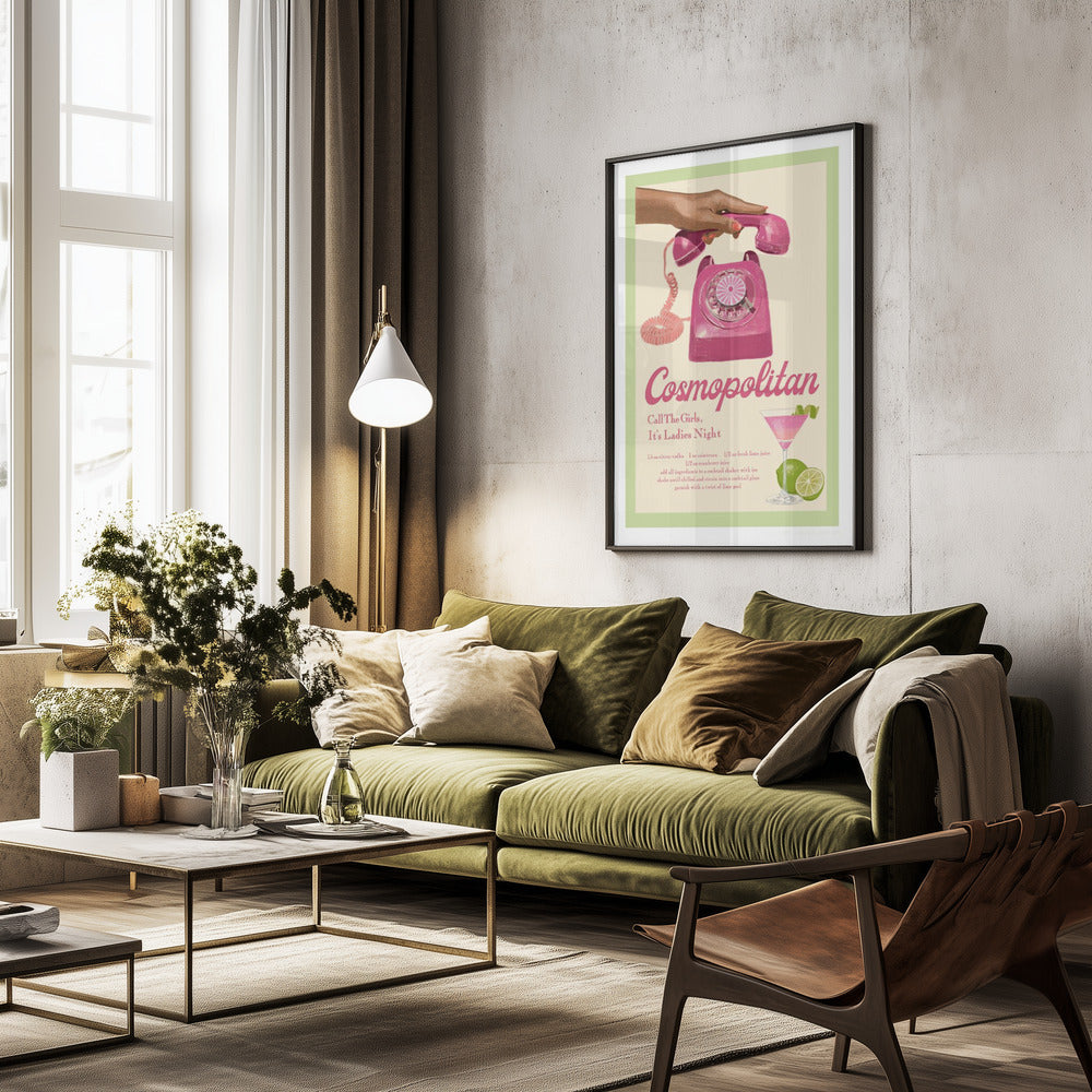 Jlr Cocktails Cosmopolitan - Poster / Art Print - interiör