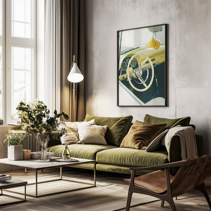 Classic Car VI - Poster / Art Print - interiör