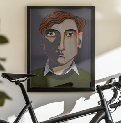 Albert Blending In - Poster / Art Print - interiör