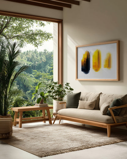 Golden Spots - Poster / Art Print - interiör