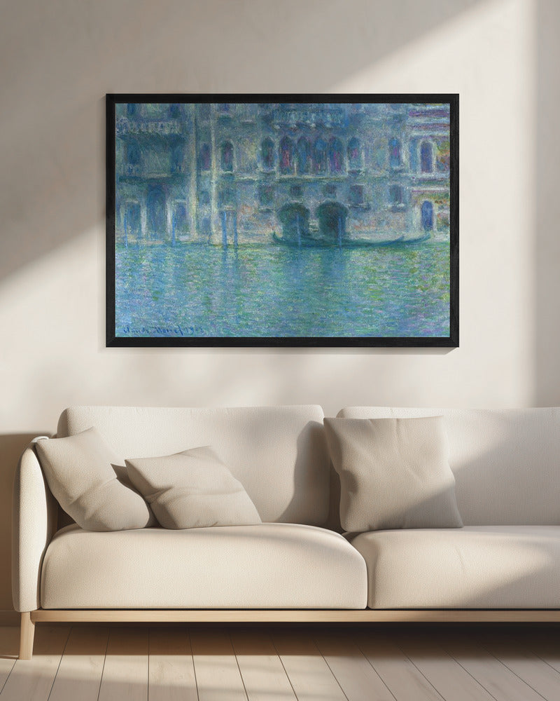 Palazzo Da Mula, Venice (1908) By Claude Monet - Poster / Art Print - interiör