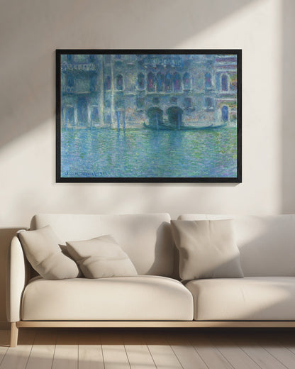 Palazzo Da Mula, Venice (1908) By Claude Monet - Poster / Art Print - interiör
