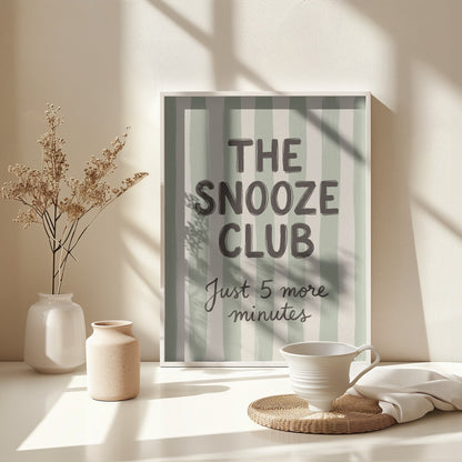 The Snooze Club - Poster / Art Print - interiör