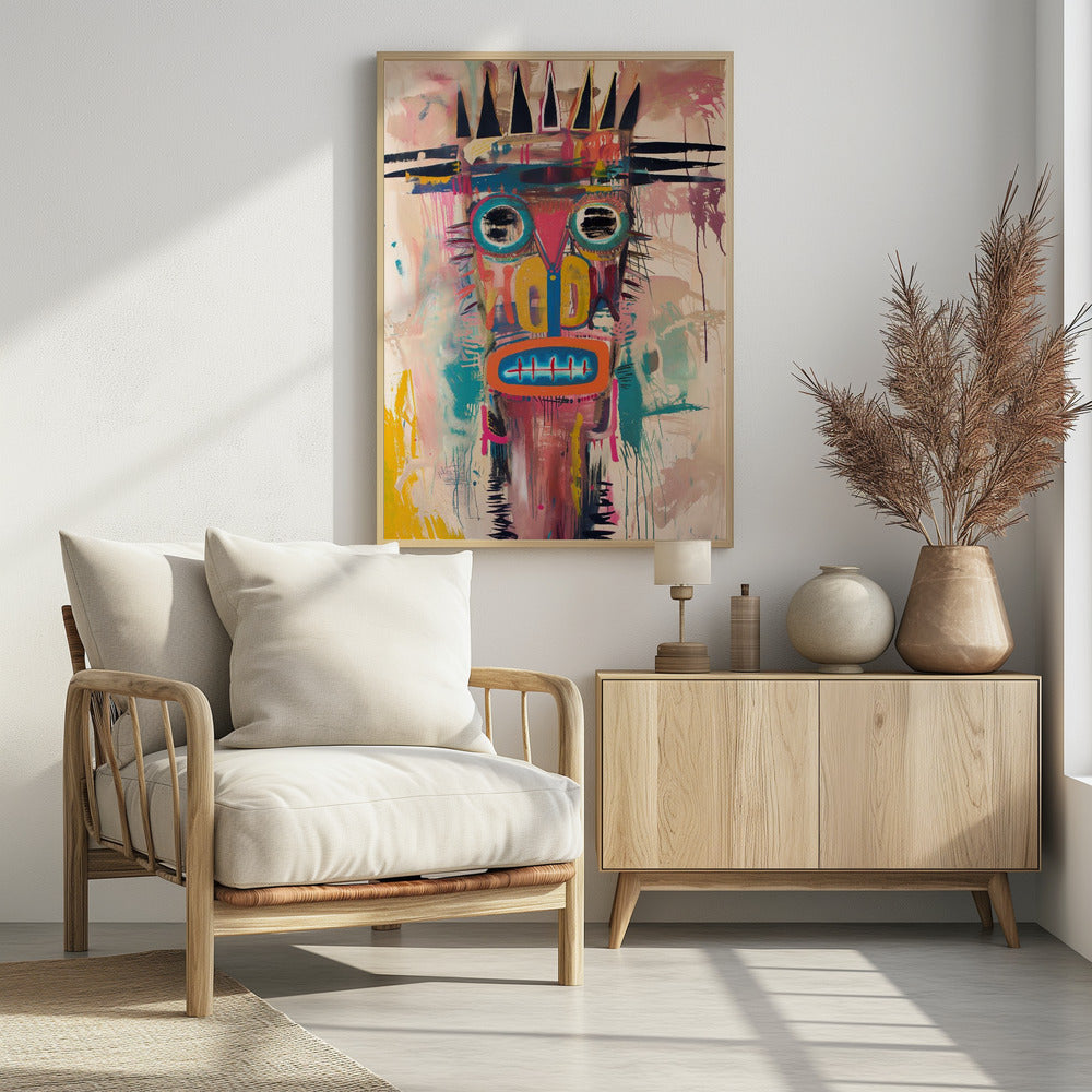 Totem abstract - Poster / Art Print - interiör