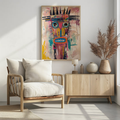 Totem abstract - Poster / Art Print - interiör