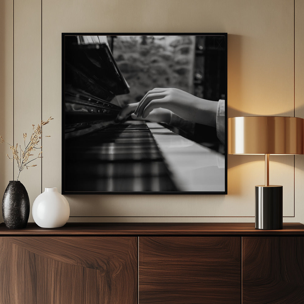 More music please - Poster / Art Print - interiör