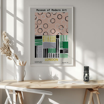 Museum of Modern Art London - Poster / Art Print - interiör