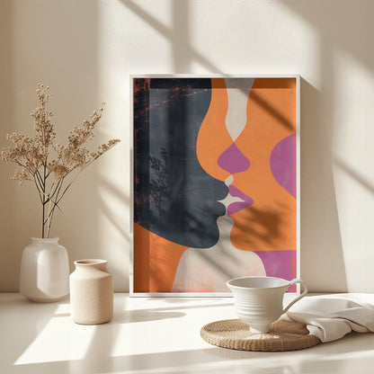 The Kiss - Poster / Art Print - interiör