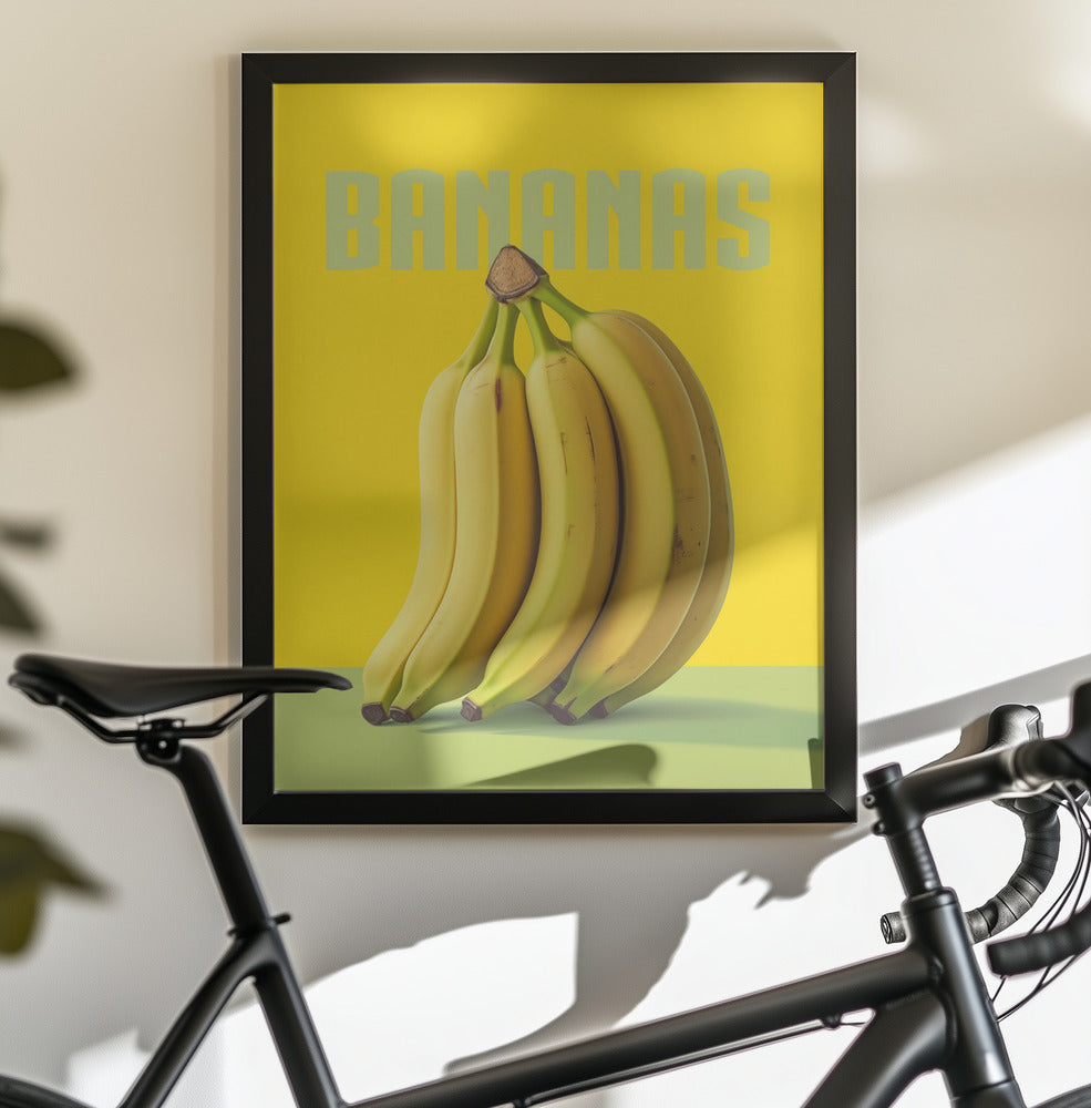 Bananas - Poster / Art Print - interiör
