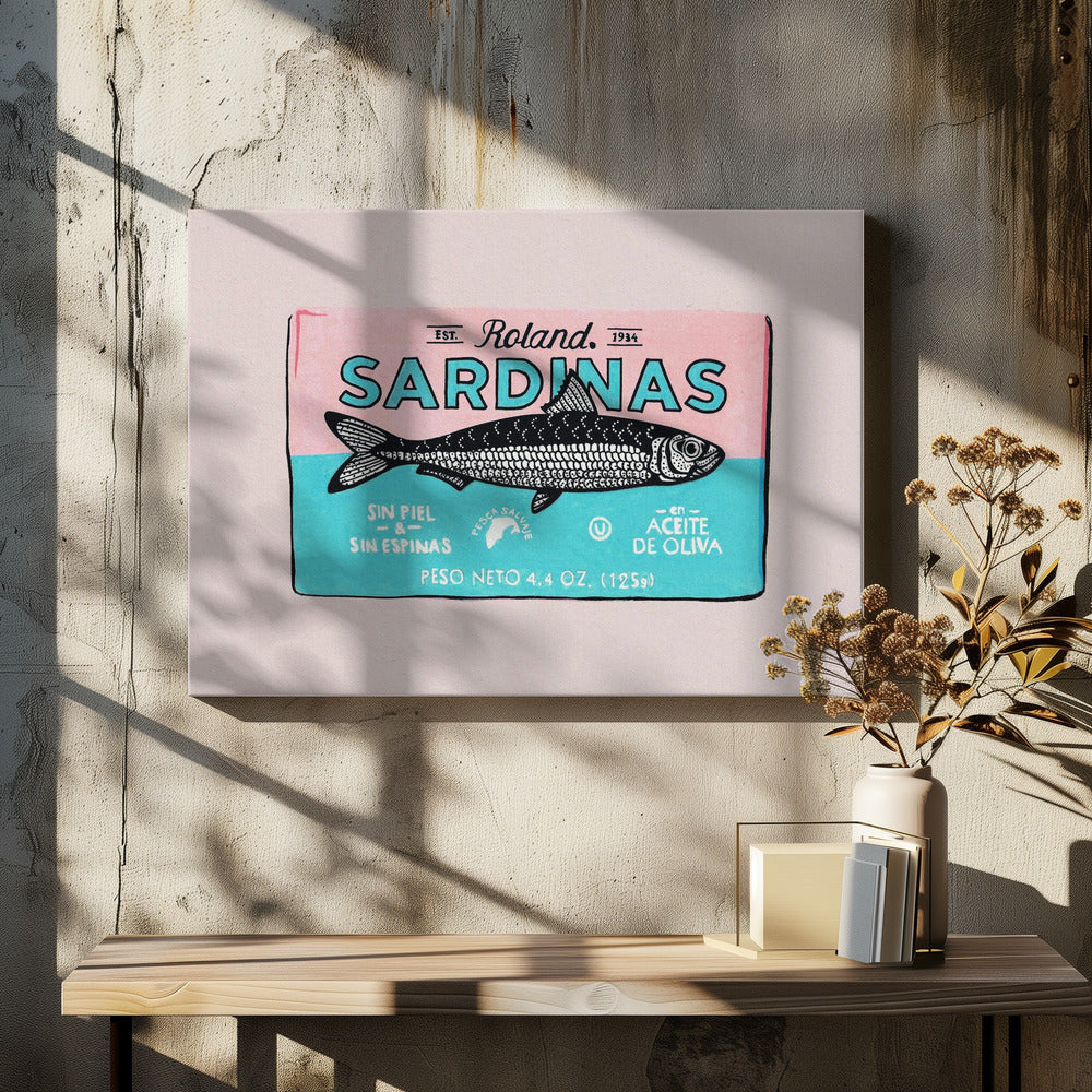 Roland Sardinas - Poster / Art Print - interiör