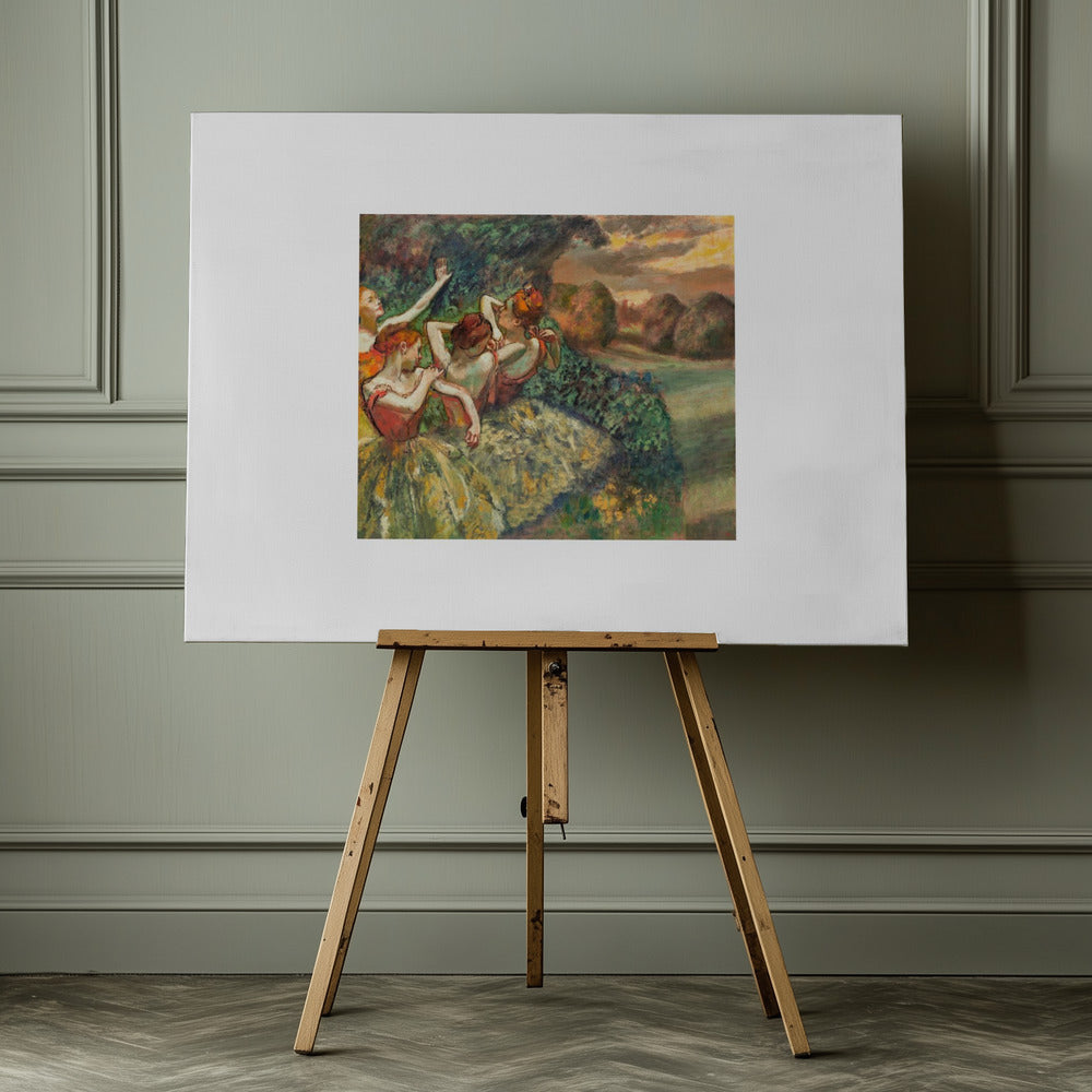Four Dancers No.2 - Poster / Art Print - interiör