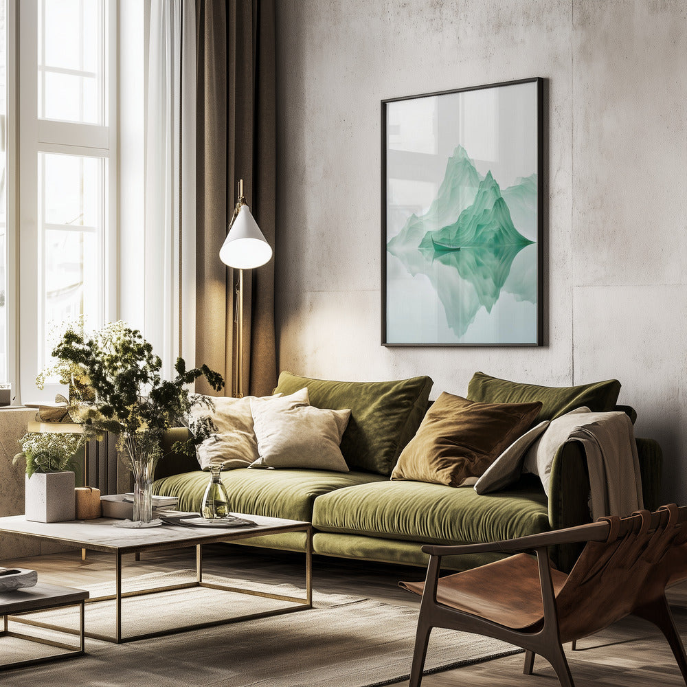 In Calm Waters - Poster / Art Print - interiör