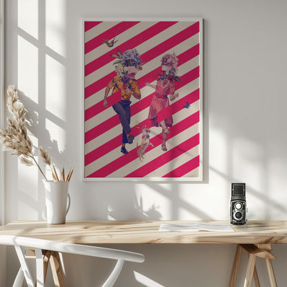 Party Time - Poster / Art Print - interiör