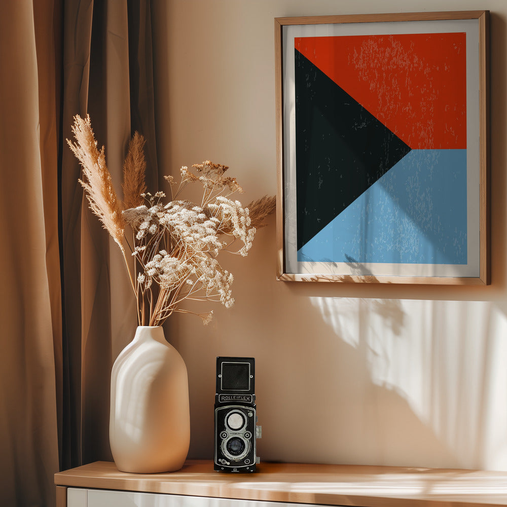 Minimal Abstract Shapes Series #11 - Poster / Art Print - interiör