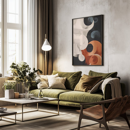 Abstract Clouds No 2 - Poster / Art Print - interiör