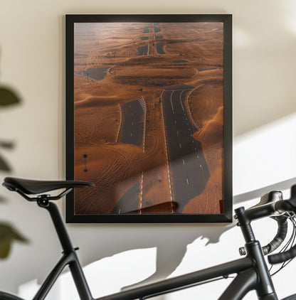 Dubai desert - Poster / Art Print - interiör