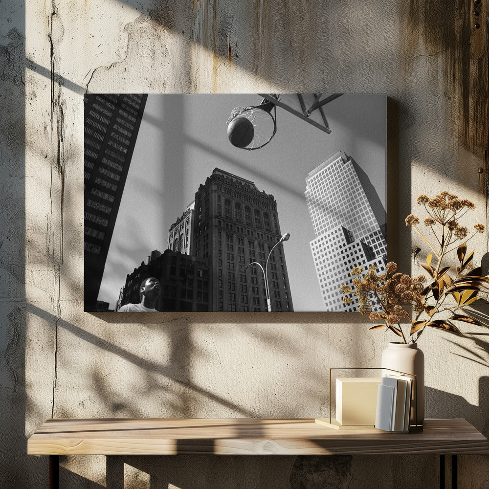 The ball (from the series "Alone") - Poster / Art Print - interiör