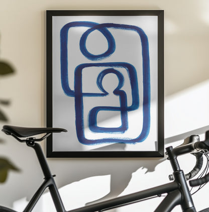 Blue Embrace - Poster / Art Print - interiör