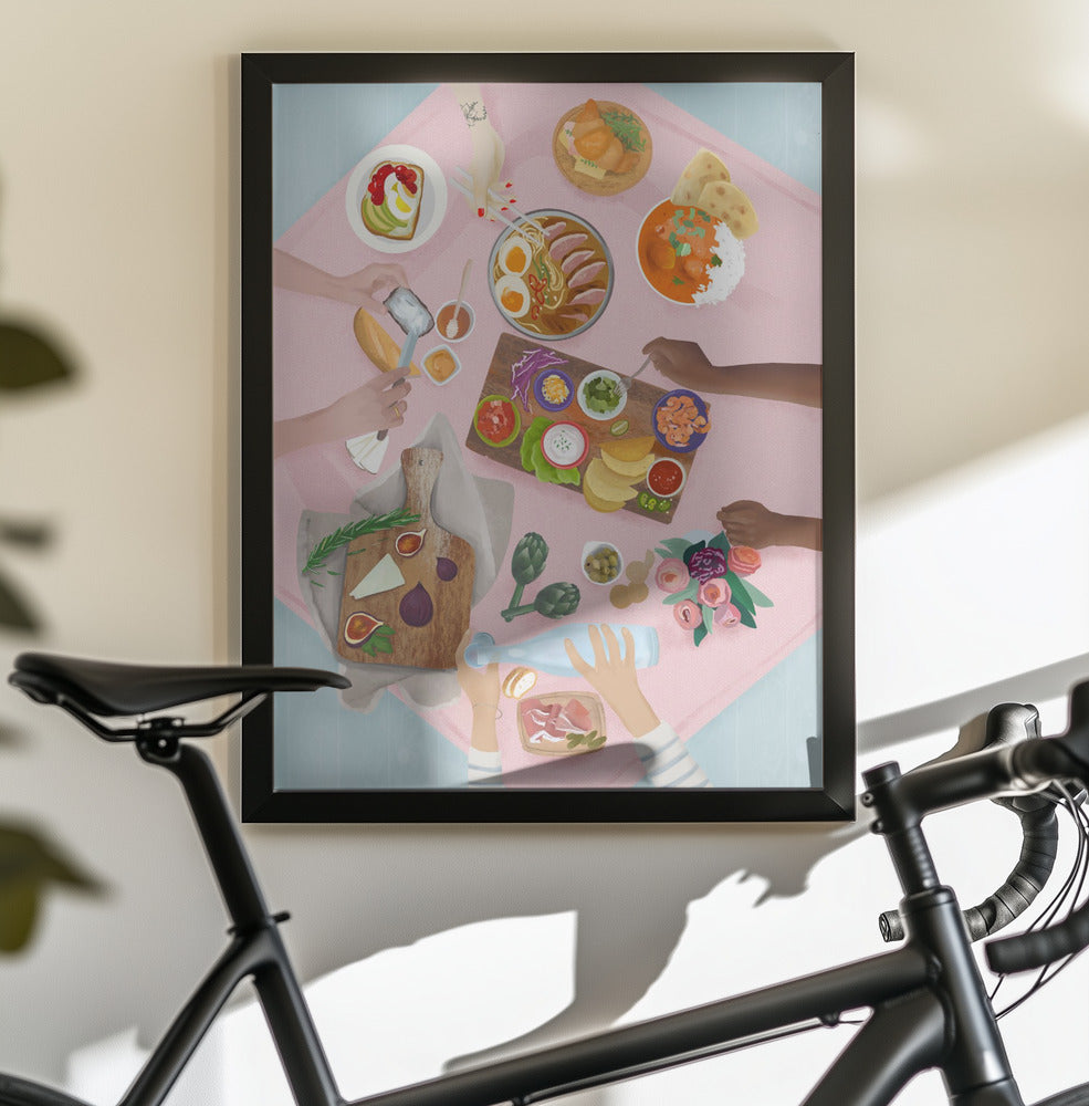 Brunch - Poster / Art Print - interiör