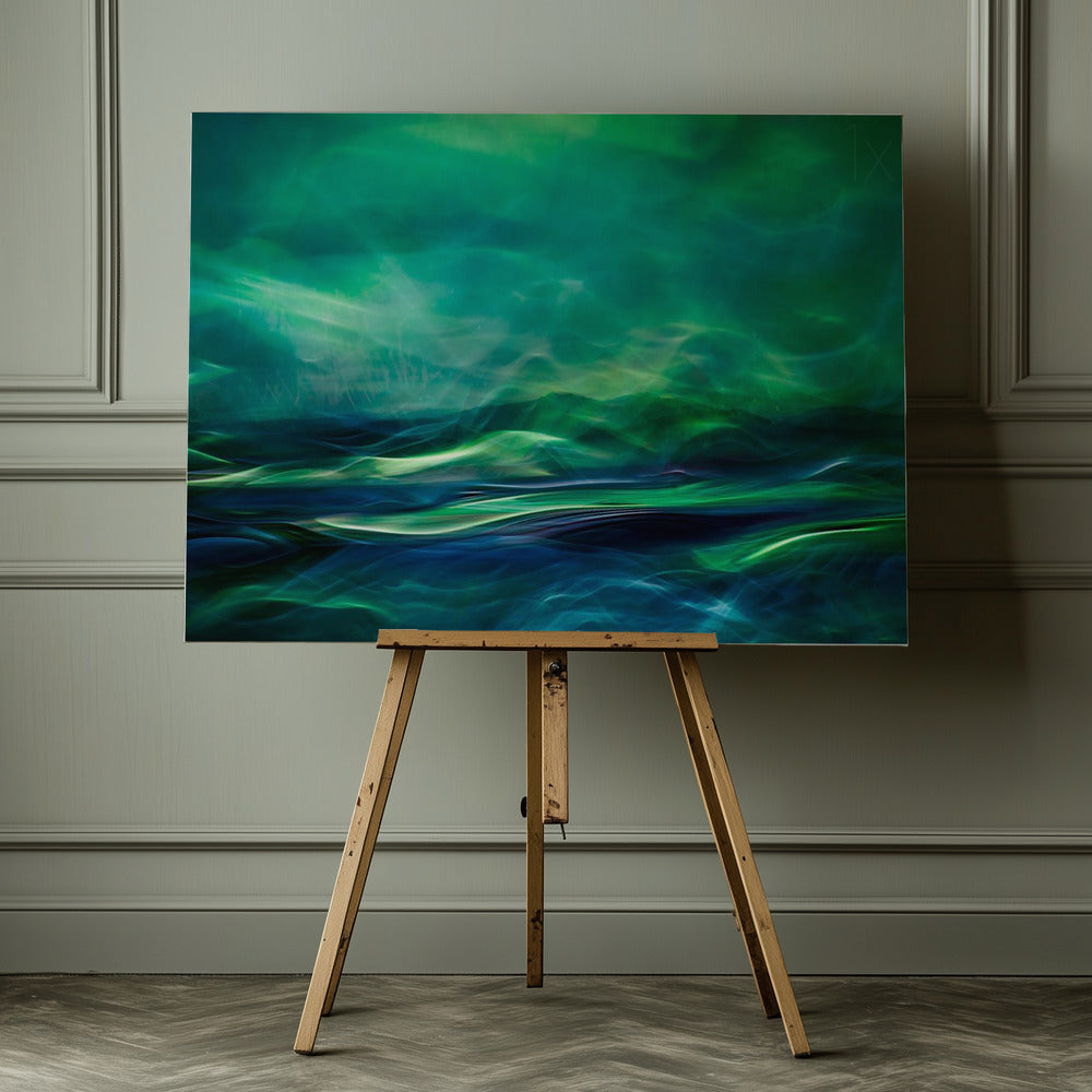 Northern lights - Poster / Art Print - interiör